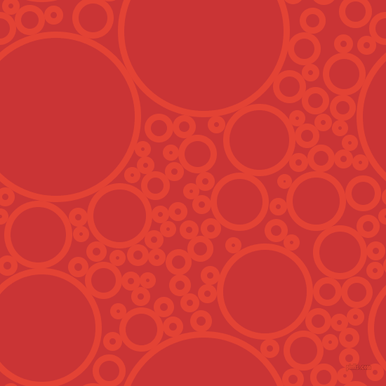 bubbles, circles, sponge, big, medium, small, 9 pixel line width, Cinnabar and Mahogany circles bubbles sponge soap seamless tileable