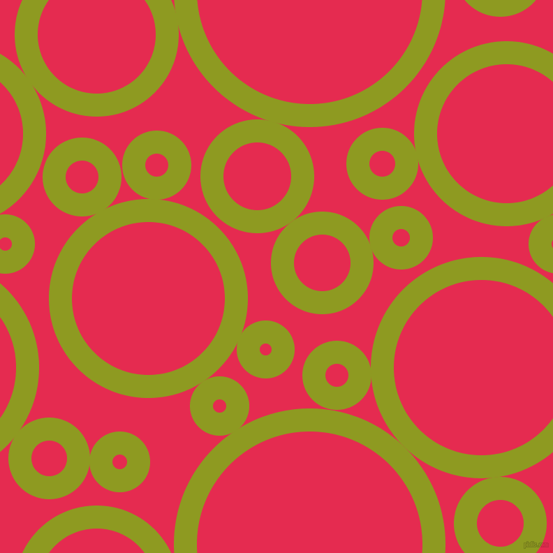 bubbles, circles, sponge, big, medium, small, 33 pixel line width, Citron and Amaranth circles bubbles sponge soap seamless tileable