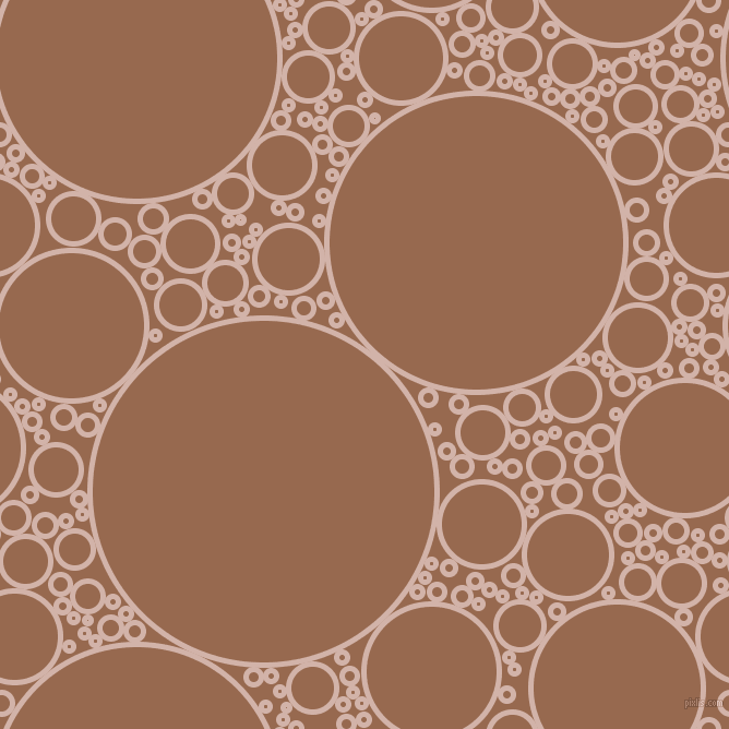 bubbles, circles, sponge, big, medium, small, 5 pixel line width, Clam Shell and Dark Tan circles bubbles sponge soap seamless tileable
