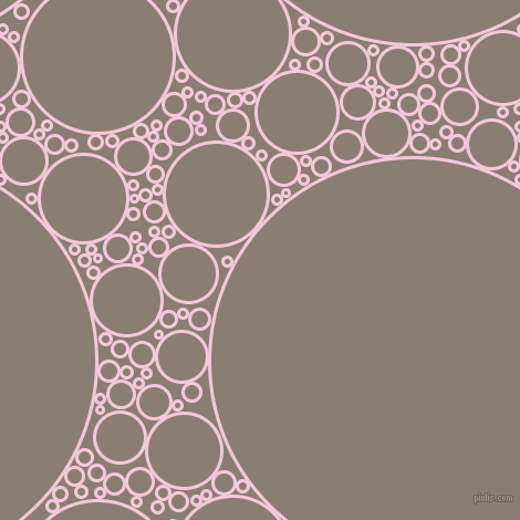 bubbles, circles, sponge, big, medium, small, 3 pixel line width, Classic Rose and Americano circles bubbles sponge soap seamless tileable