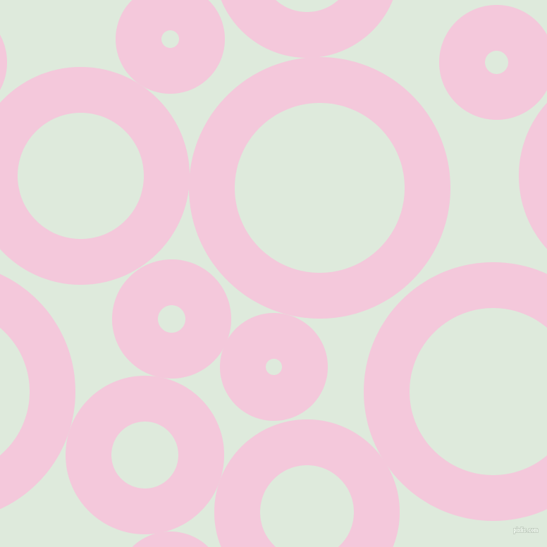 bubbles, circles, sponge, big, medium, small, 65 pixel line width, Classic Rose and Apple Green circles bubbles sponge soap seamless tileable