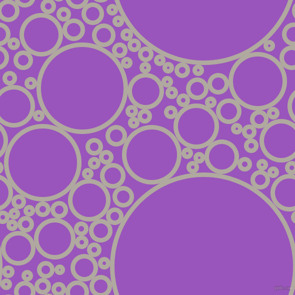 bubbles, circles, sponge, big, medium, small, 9 pixel line width, Cloudy and Deep Lilac circles bubbles sponge soap seamless tileable