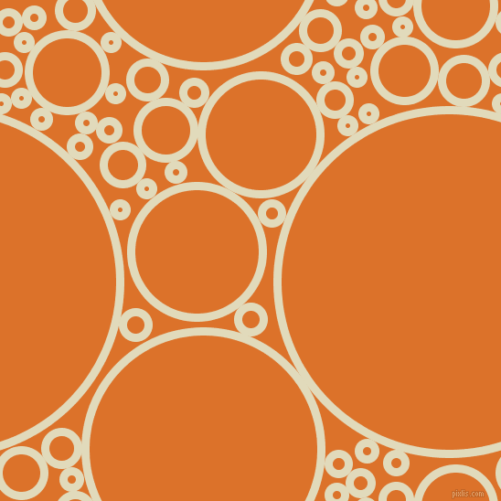 bubbles, circles, sponge, big, medium, small, 9 pixel line width, Coconut Cream and Tahiti Gold circles bubbles sponge soap seamless tileable