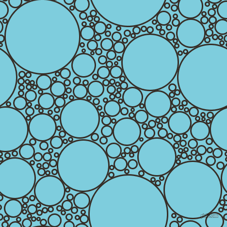bubbles, circles, sponge, big, medium, small, 3 pixel line width, Coffee Bean and Spray circles bubbles sponge soap seamless tileable