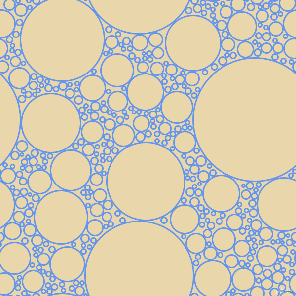 bubbles, circles, sponge, big, medium, small, 3 pixel line widthCornflower Blue and Beeswax circles bubbles sponge soap seamless tileable
