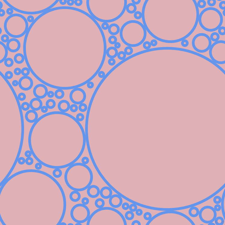 bubbles, circles, sponge, big, medium, small, 9 pixel line widthCornflower Blue and Blossom circles bubbles sponge soap seamless tileable