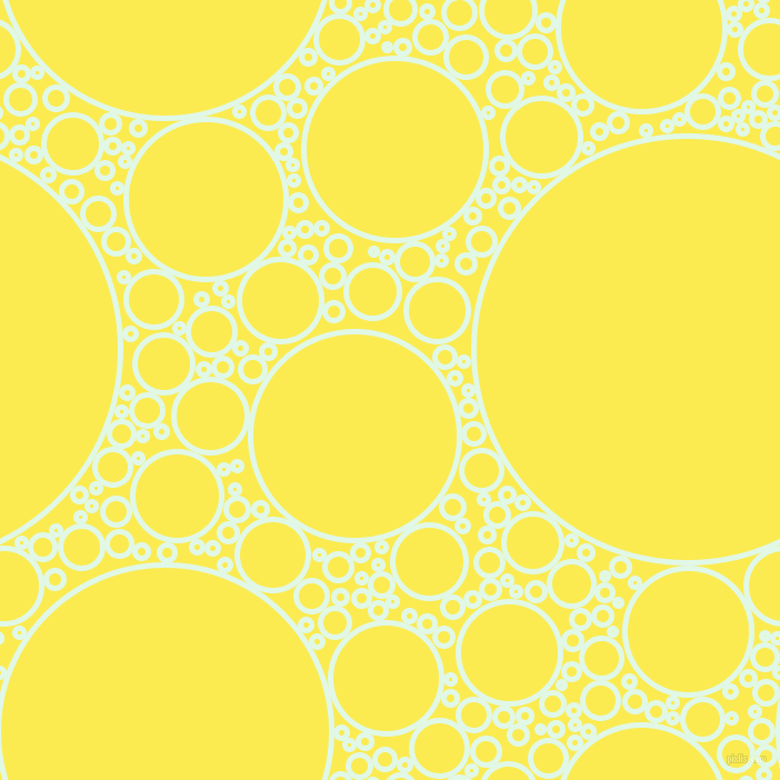 bubbles, circles, sponge, big, medium, small, 5 pixel line width, Cosmic Latte and Paris Daisy circles bubbles sponge soap seamless tileable