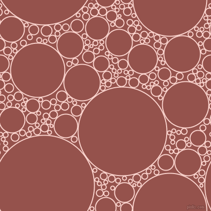 bubbles, circles, sponge, big, medium, small, 2 pixel line width, Cosmos and Copper Rust circles bubbles sponge soap seamless tileable