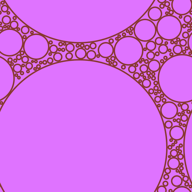 bubbles, circles, sponge, big, medium, small, 5 pixel line width, Crab Apple and Heliotrope circles bubbles sponge soap seamless tileable