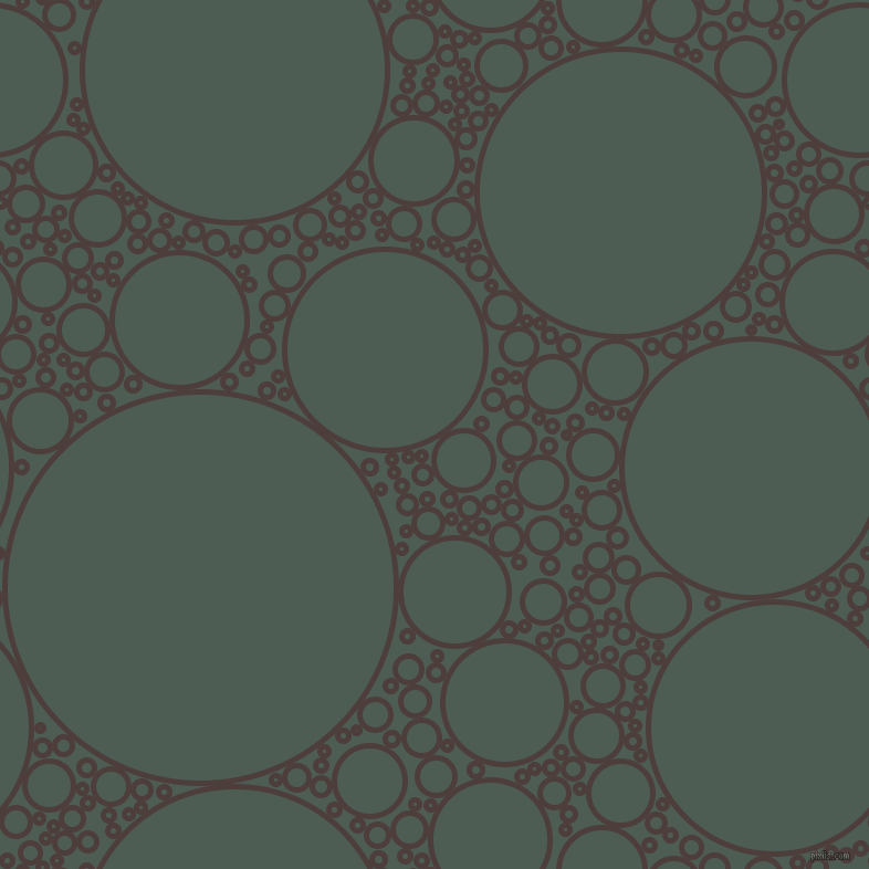bubbles, circles, sponge, big, medium, small, 5 pixel line width, Crater Brown and Feldgrau circles bubbles sponge soap seamless tileable
