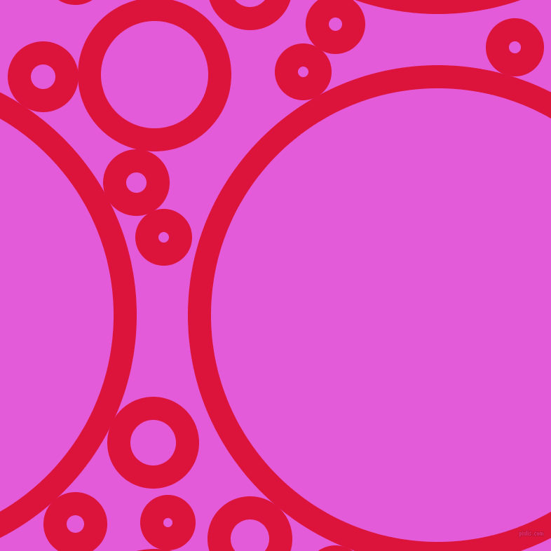 bubbles, circles, sponge, big, medium, small, 33 pixel line width, Crimson and Free Speech Magenta circles bubbles sponge soap seamless tileable