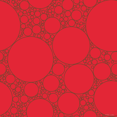 bubbles, circles, sponge, big, medium, small, 2 pixel line width, Cumin and Alizarin circles bubbles sponge soap seamless tileable