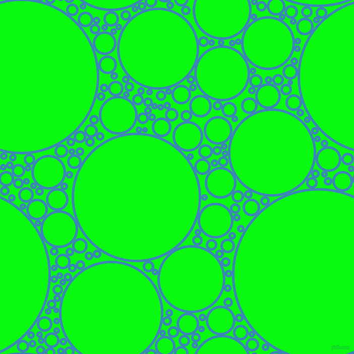 bubbles, circles, sponge, big, medium, small, 5 pixel line width, Curious Blue and Free Speech Green circles bubbles sponge soap seamless tileable