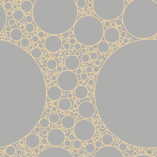 bubbles, circles, sponge, big, medium, small, 3 pixel line width, Dairy Cream and Bombay circles bubbles sponge soap seamless tileable