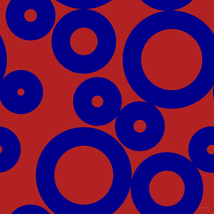 bubbles, circles, sponge, big, medium, small, 65 pixel line width, Dark Blue and Fire Brick circles bubbles sponge soap seamless tileable