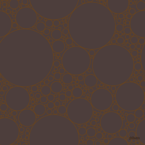 bubbles, circles, sponge, big, medium, small, 2 pixel line width, Dark Brown and Crater Brown circles bubbles sponge soap seamless tileable