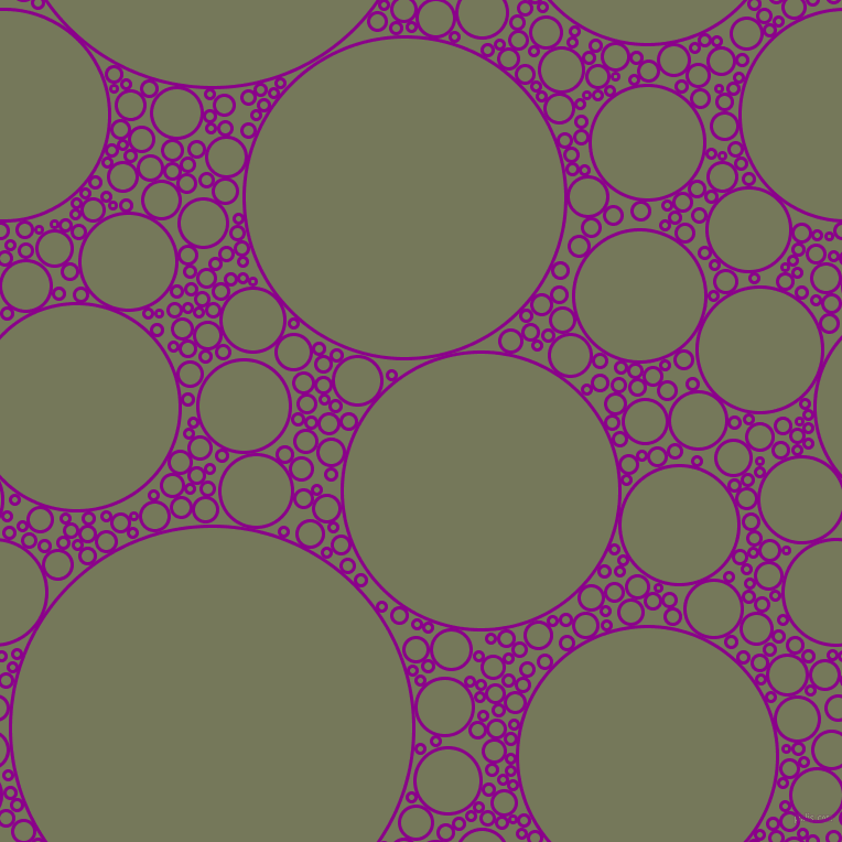 bubbles, circles, sponge, big, medium, small, 3 pixel line width, Dark Magenta and Finch circles bubbles sponge soap seamless tileable