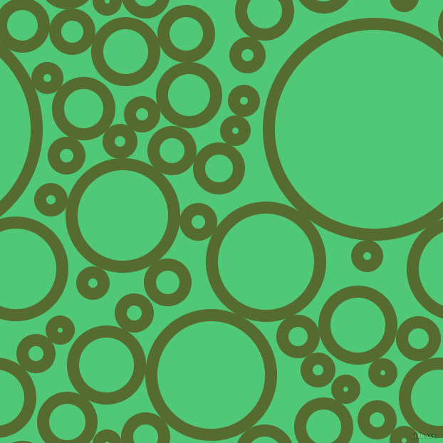 bubbles, circles, sponge, big, medium, small, 17 pixel line width, Dark Olive Green and Emerald circles bubbles sponge soap seamless tileable