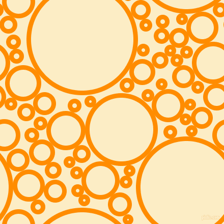 bubbles, circles, sponge, big, medium, small, 9 pixel line width, Dark Orange and Oasis circles bubbles sponge soap seamless tileable