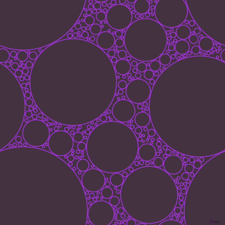 bubbles, circles, sponge, big, medium, small, 3 pixel line width, Dark Orchid and Voodoo circles bubbles sponge soap seamless tileable