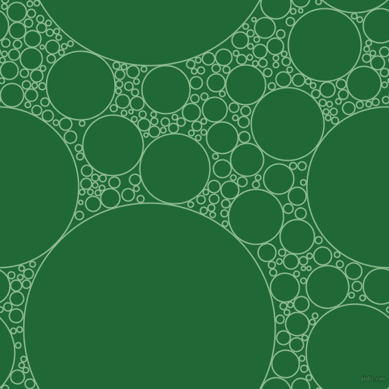 bubbles, circles, sponge, big, medium, small, 2 pixel line width, Dark Sea Green and Camarone circles bubbles sponge soap seamless tileable