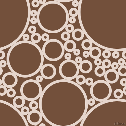 bubbles, circles, sponge, big, medium, small, 9 pixel line width, Dawn Pink and Old Copper circles bubbles sponge soap seamless tileable