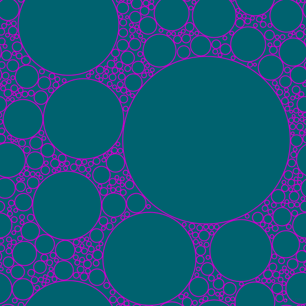 bubbles, circles, sponge, big, medium, small, 2 pixel line width, Deep Magenta and Blue Lagoon circles bubbles sponge soap seamless tileable