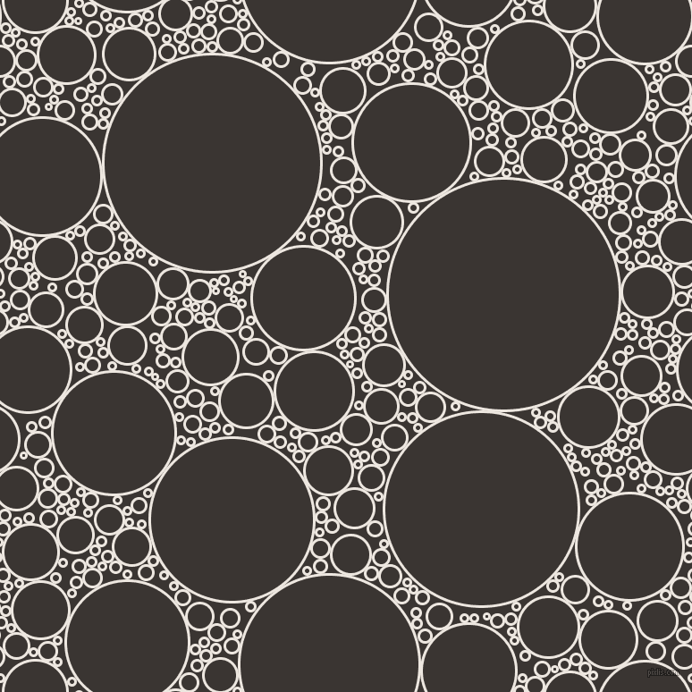 bubbles, circles, sponge, big, medium, small, 3 pixel line width, Desert Storm and Kilamanjaro circles bubbles sponge soap seamless tileable