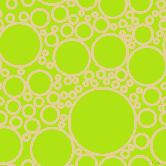 bubbles, circles, sponge, big, medium, small, 9 pixel line width, Double Colonial White and Inch Worm circles bubbles sponge soap seamless tileable