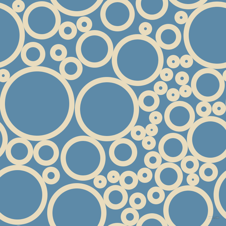 bubbles, circles, sponge, big, medium, small, 17 pixel line width, Double Pearl Lusta and Air Force Blue circles bubbles sponge soap seamless tileable
