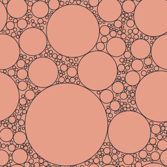 bubbles, circles, sponge, big, medium, small, 2 pixel line width, Ebony and Tonys Pink circles bubbles sponge soap seamless tileable