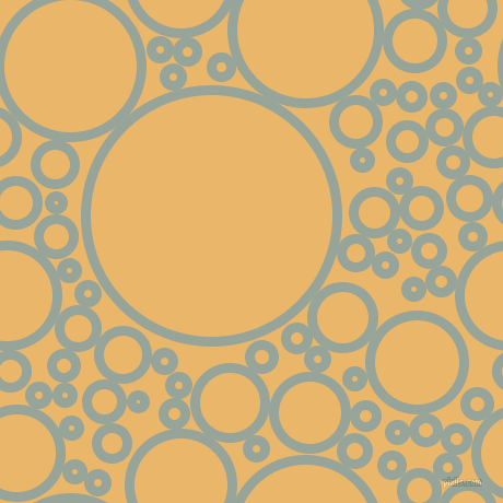 bubbles, circles, sponge, big, medium, small, 9 pixel line width, Edward and Harvest Gold circles bubbles sponge soap seamless tileable