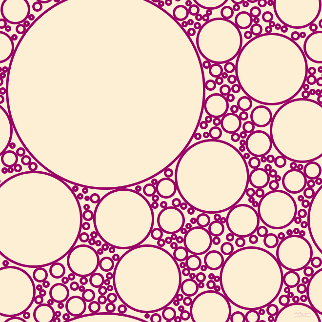 bubbles, circles, sponge, big, medium, small, 5 pixel line width, Eggplant and Varden circles bubbles sponge soap seamless tileable