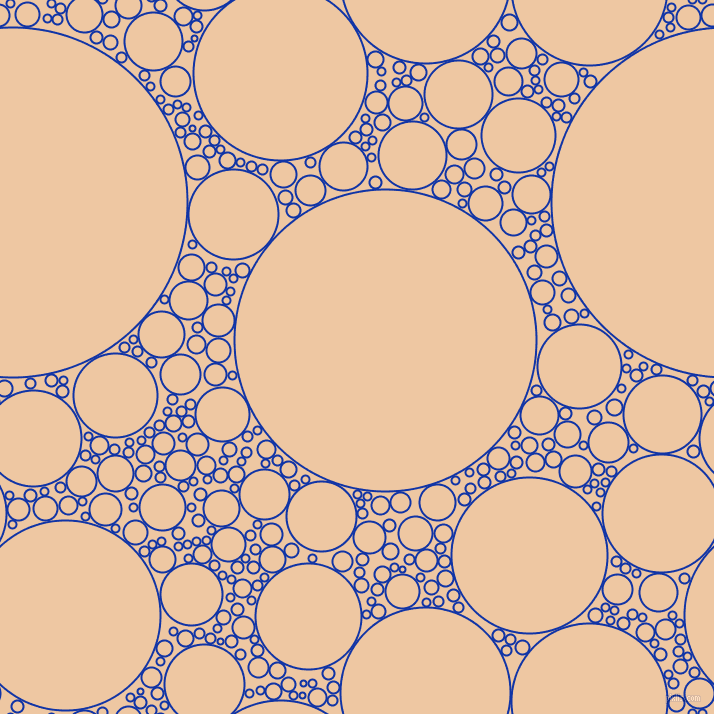 bubbles, circles, sponge, big, medium, small, 2 pixel line width, Egyptian Blue and Negroni circles bubbles sponge soap seamless tileable