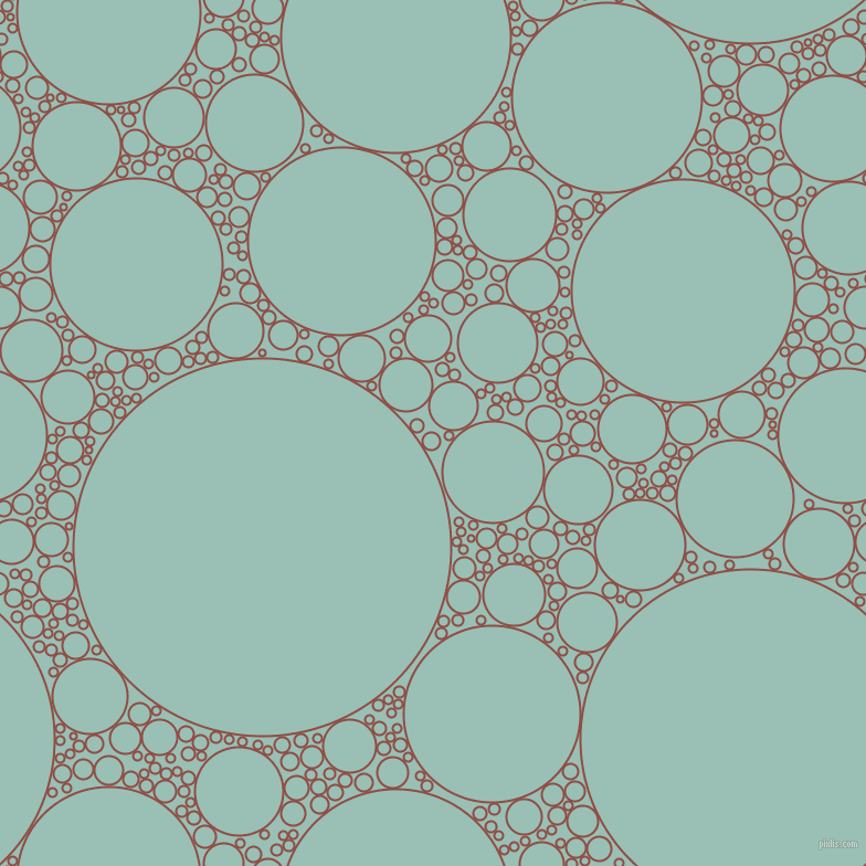 bubbles, circles, sponge, big, medium, small, 2 pixel line width, El Salva and Shadow Green circles bubbles sponge soap seamless tileable