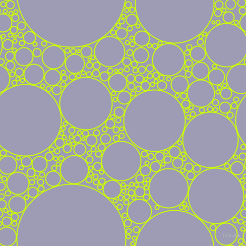 bubbles, circles, sponge, big, medium, small, 2 pixel line width, Electric Lime and Logan circles bubbles sponge soap seamless tileable