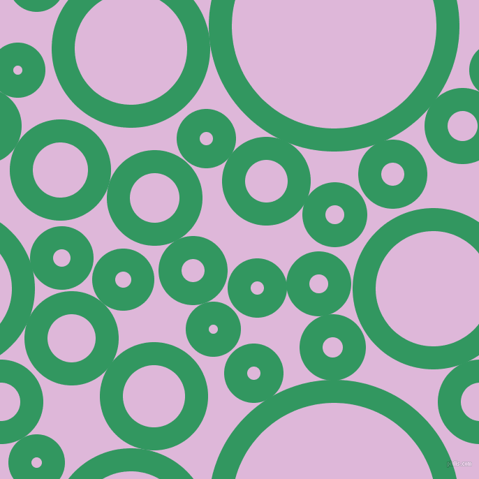 bubbles, circles, sponge, big, medium, small, 33 pixel line width, Eucalyptus and French Lilac circles bubbles sponge soap seamless tileable