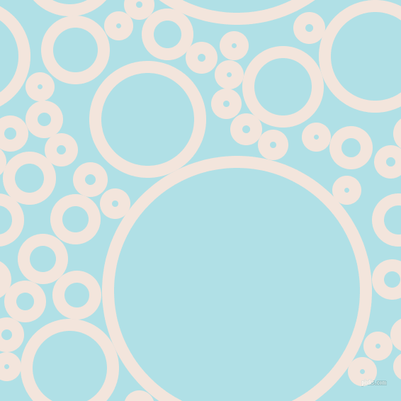 bubbles, circles, sponge, big, medium, small, 17 pixel line width, Fair Pink and Powder Blue circles bubbles sponge soap seamless tileable