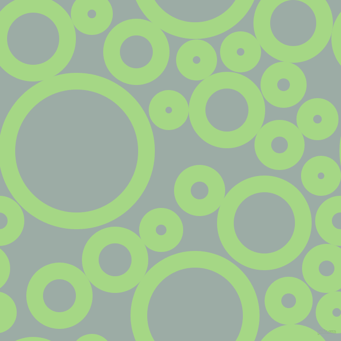 bubbles, circles, sponge, big, medium, small, 33 pixel line width, Feijoa and Tower Grey circles bubbles sponge soap seamless tileable