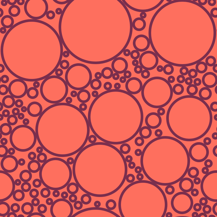 bubbles, circles, sponge, big, medium, small, 9 pixel line width, Flirt and Bittersweet circles bubbles sponge soap seamless tileable