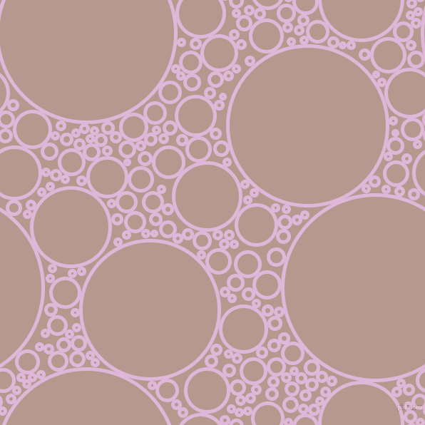 bubbles, circles, sponge, big, medium, small, 5 pixel line width, French Lilac and Del Rio circles bubbles sponge soap seamless tileable