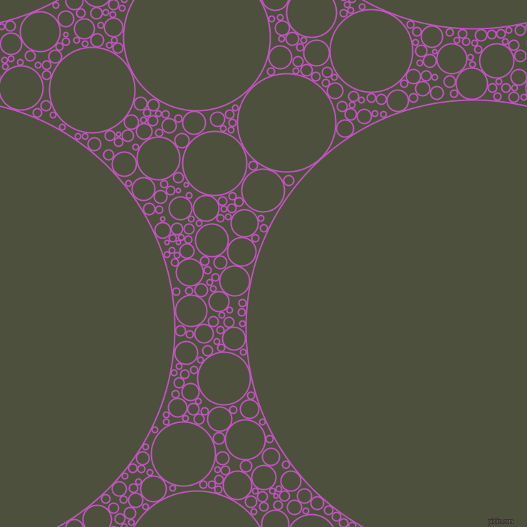 bubbles, circles, sponge, big, medium, small, 2 pixel line width, Fuchsia and Kelp circles bubbles sponge soap seamless tileable