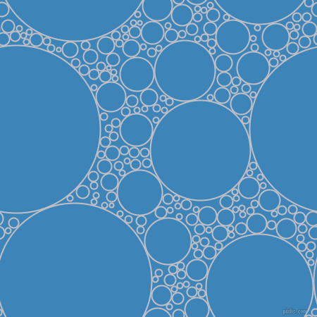 bubbles, circles, sponge, big, medium, small, 2 pixel line width, Ghost and Curious Blue circles bubbles sponge soap seamless tileable