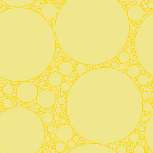 bubbles, circles, sponge, big, medium, small, 2 pixel line width, Gold and Khaki circles bubbles sponge soap seamless tileable