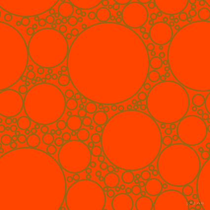 bubbles, circles, sponge, big, medium, small, 3 pixel line width, Golden Brown and Orange Red circles bubbles sponge soap seamless tileable