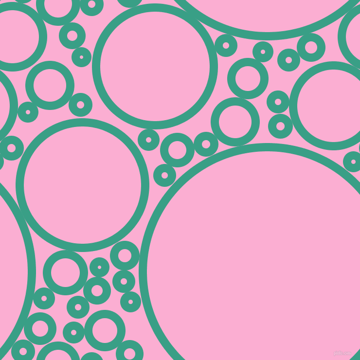 bubbles, circles, sponge, big, medium, small, 17 pixel line width, Gossamer and Lavender Pink circles bubbles sponge soap seamless tileable