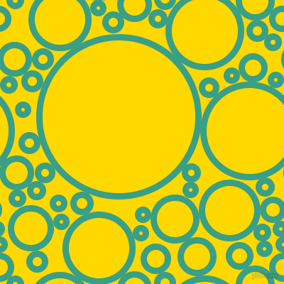 bubbles, circles, sponge, big, medium, small, 9 pixel line width, Gossamer and School Bus Yellow circles bubbles sponge soap seamless tileable