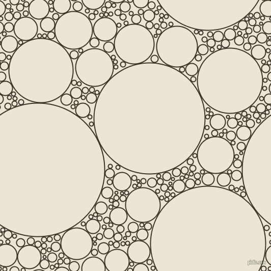 bubbles, circles, sponge, big, medium, small, 2 pixel line width, Graphite and Cararra circles bubbles sponge soap seamless tileable
