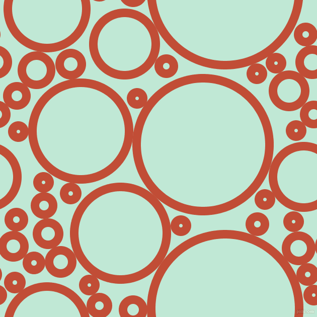 bubbles, circles, sponge, big, medium, small, 17 pixel line width, Grenadier and Aero Blue circles bubbles sponge soap seamless tileable