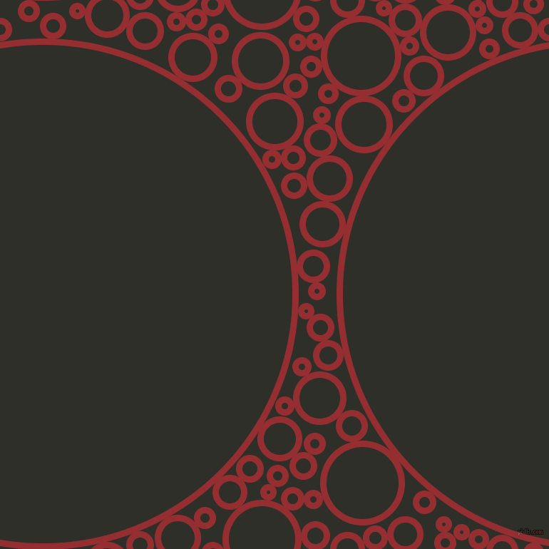 bubbles, circles, sponge, big, medium, small, 9 pixel line width, Guardsman Red and Eternity circles bubbles sponge soap seamless tileable